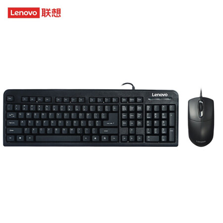 联想（lenovo）有线键盘鼠标套装 键盘 键鼠套装	